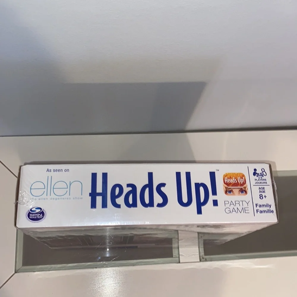 SpinMaster Heads Up Party Game 3rd Edition-As Seen On Ellen-Brand New in Plastic